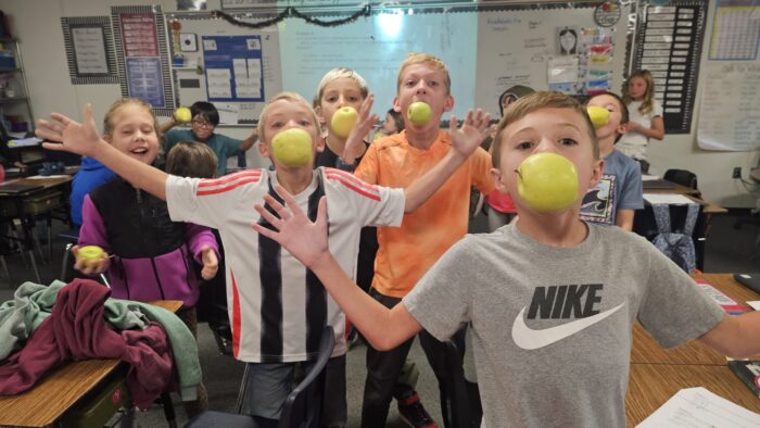 Welby elementary students.